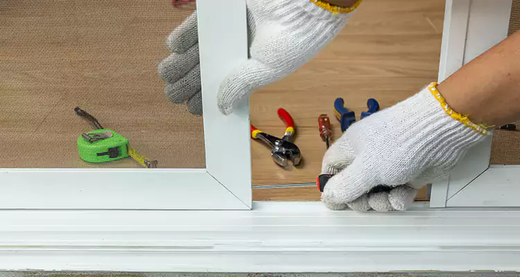 Sliding Glass Door Off Rails Repair in Clermont, FL