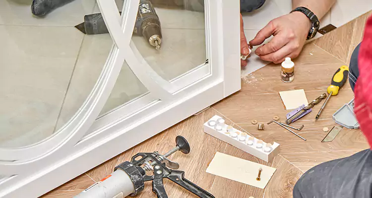 Interior Patio Door Casing Repair in Clermont, FL